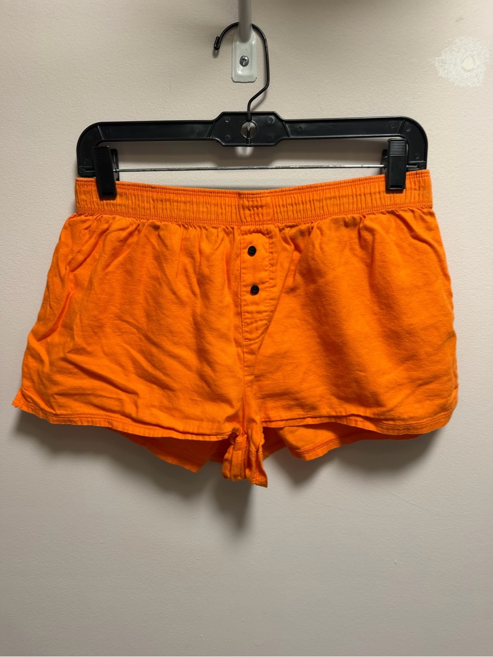 PINK Victoria's Secret Bright Orange Cotton Lounge Shorts